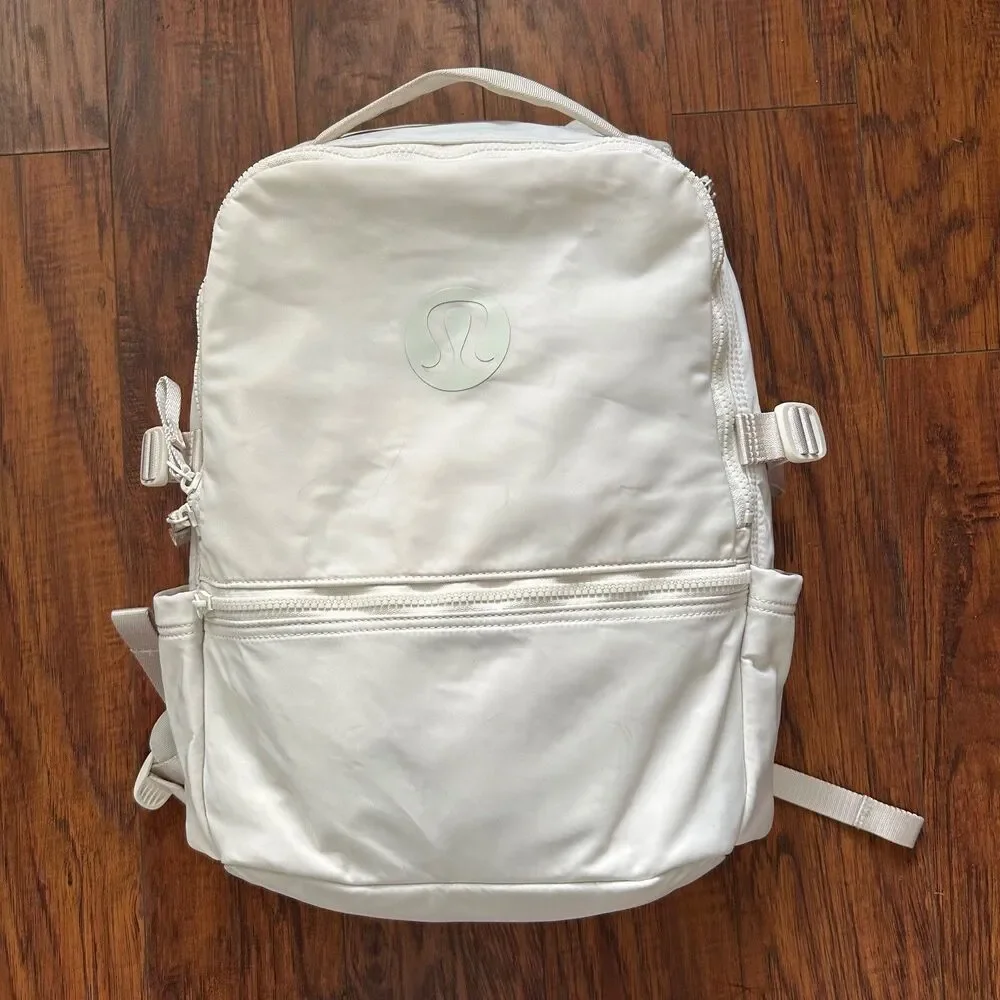 Lululemon City Adventurer Backpack Mini 10L White Opal Nylon Travel School Bag